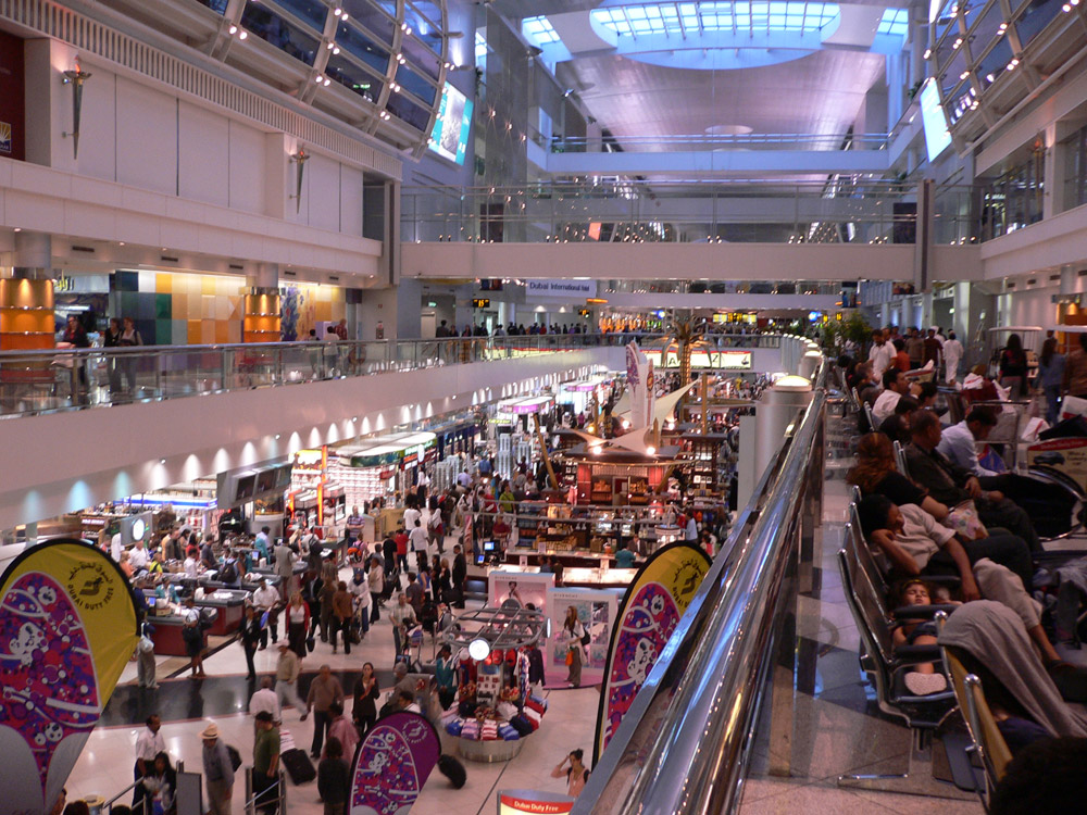 dubai airport pictures. section of Dubai airport